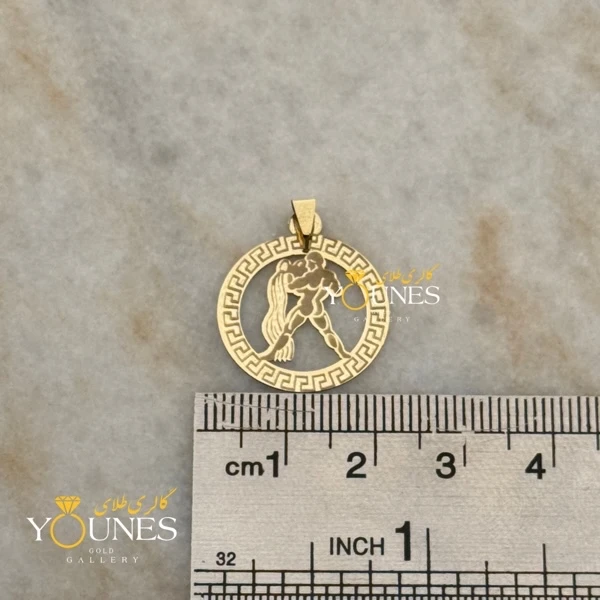 آویز طلا ماه تولد بهمن 2cm